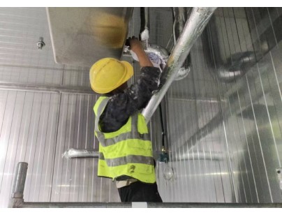 蘭州助劑廠3400立方工業防爆冷庫建造工程案例