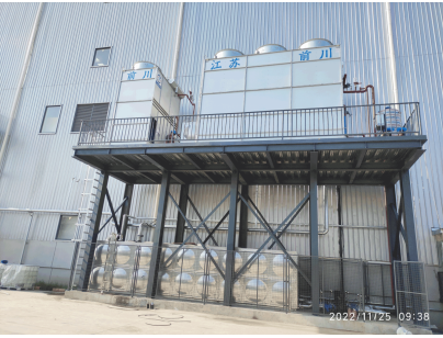 江蘇太倉遠洋物流二氧化碳復疊系統冷庫建造工程案例