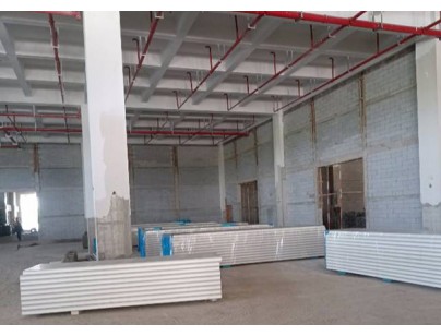 安徽翔威供應鏈14500m3保稅區冷鏈物流冷庫工程建造案例